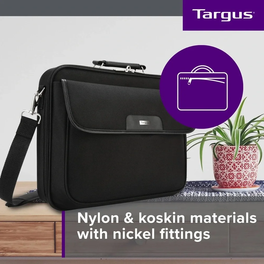 Targus Laptop Bag NWT $160 MSRP Notepac 15.6” Black BIG